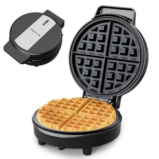 Belgian Waffle Maker 4-Slice with Non-Stick Coating