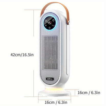 1500W Portable Space Heater with Remote & Digital Display